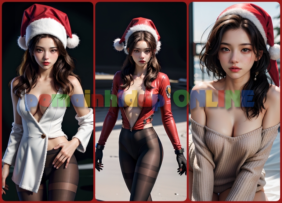 Download Chirstmas Girl AI Photos | pemainhidup ONLINE Wallpaper Update