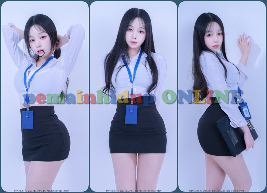Woo U (우유) Office Look | Public Figure Wallpapers | Wallpaper Pack Update