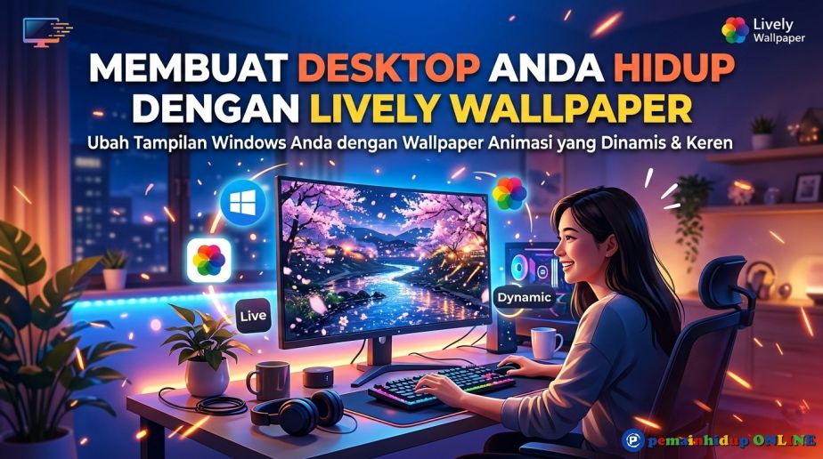 Bikin Desktop Lebih Hidup dengan Live Wallpaper Pakai Lively