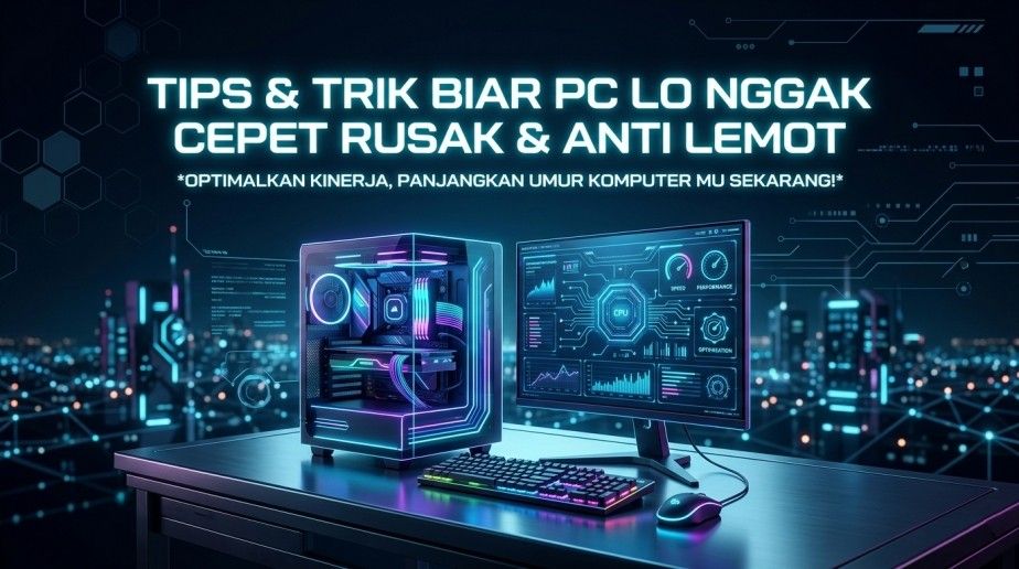 Tips dan Trik Biar PC Lo Nggak Cepet Rusak Juga Anti Lemot